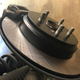 Freshly milled, complete with black powder coated hat! (Which also serves as a drum for the parking brake inside.)